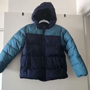 Boy's Tri-Color Winter Coat